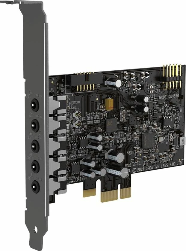 Kartelë zëri Creative Sound Blaster Audigy FX V2 24-bit/192kHz PCIe 5.1 (70SB187000000)