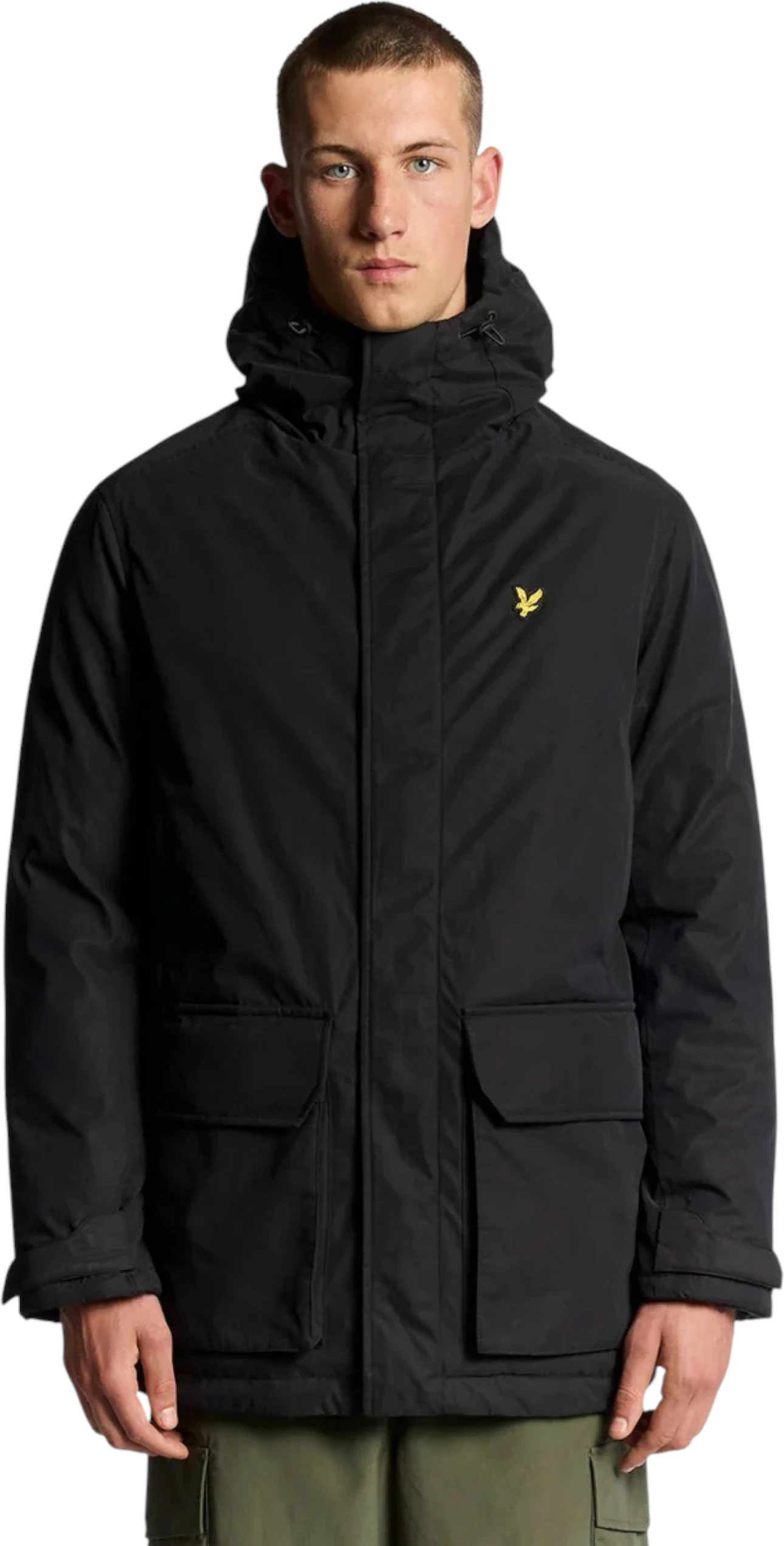 Jakne parka për meshkuj Lyle & Scott JK2320V, e zezë [Madhësia: L]