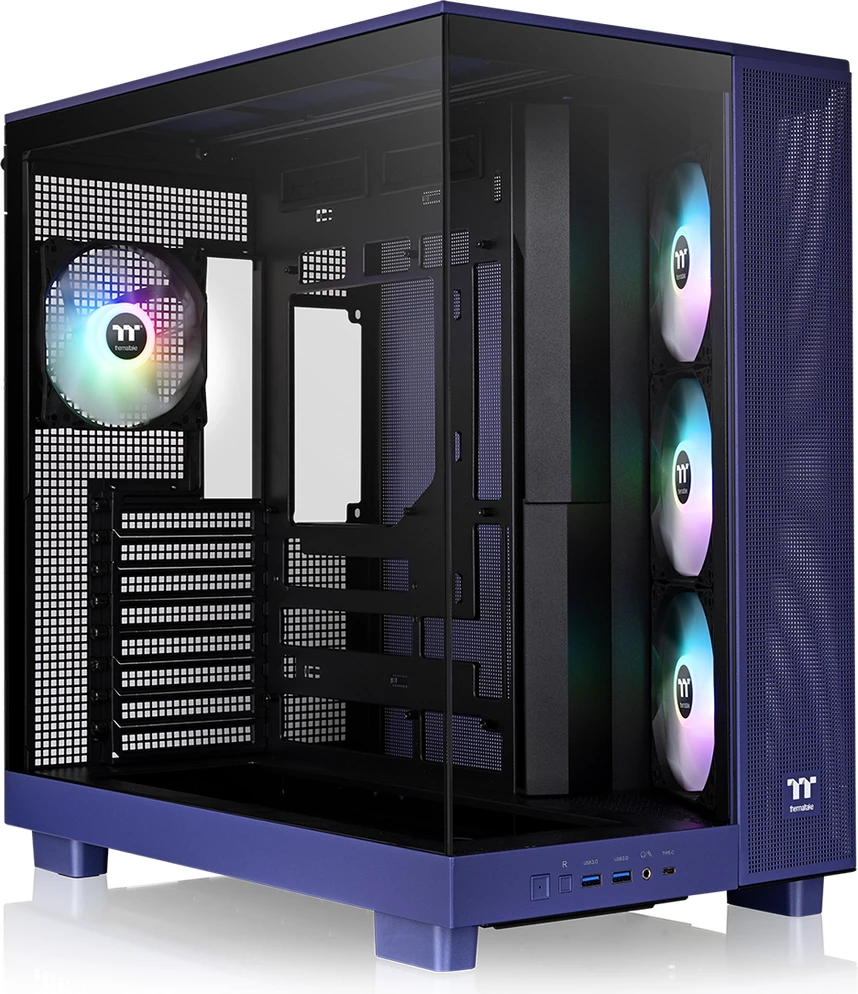 Kasë Thermaltake View 380 XL TG ARGB CA-11E-00MNWN-00 me xham të kalitur dhe ARGB, vjollcë