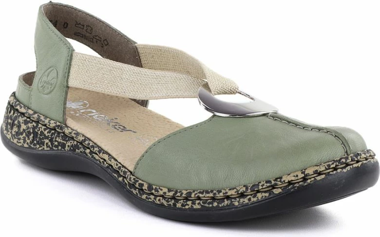 Sandale Rieker 46461-52, të gjelbra