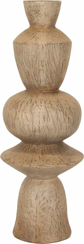 Vazo AEON, ngjyrë gri antike e çelët, 25.5x25.5x71cm