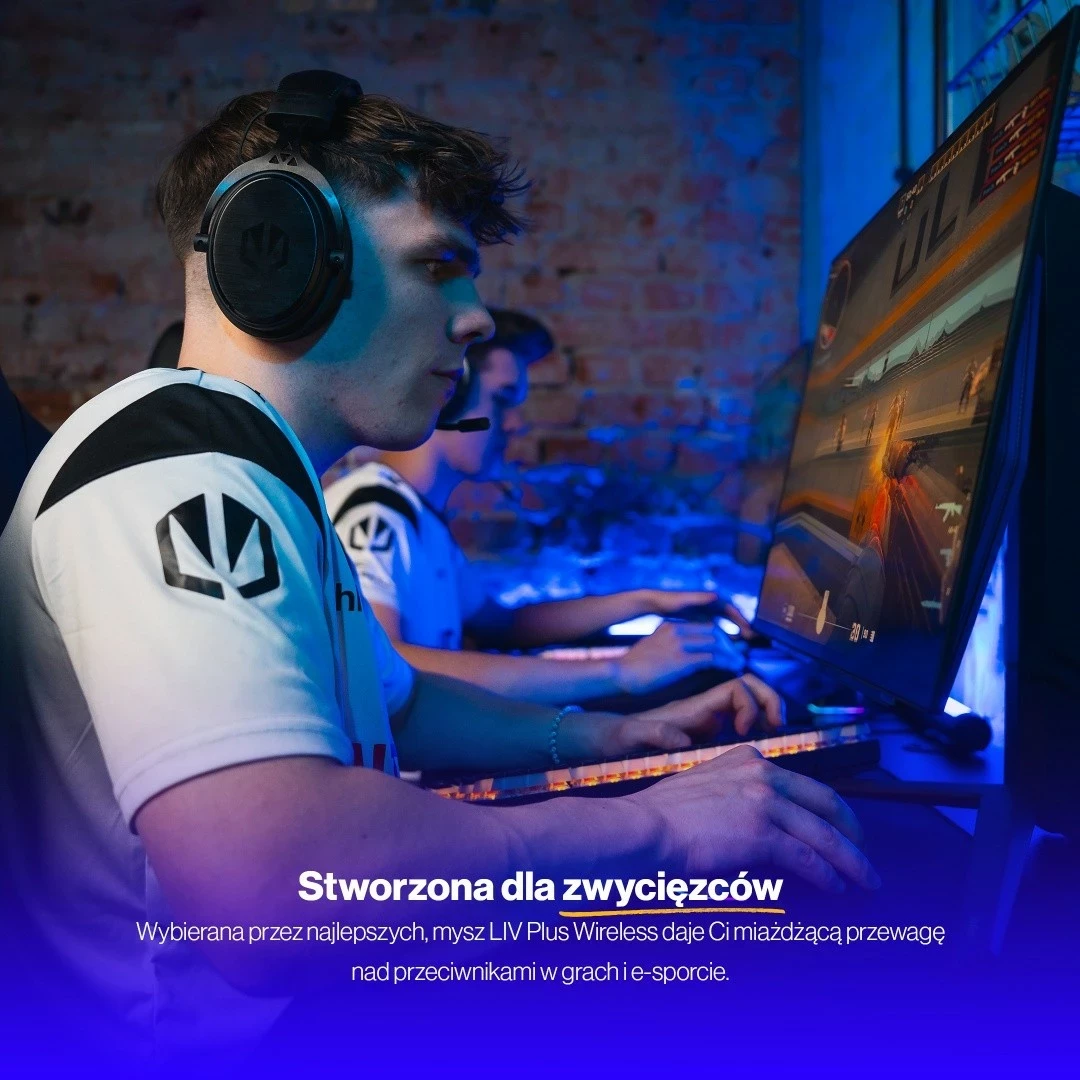 Maus Endorfy LIV Plus Wireless, RGB, 26000 DPI, i zi