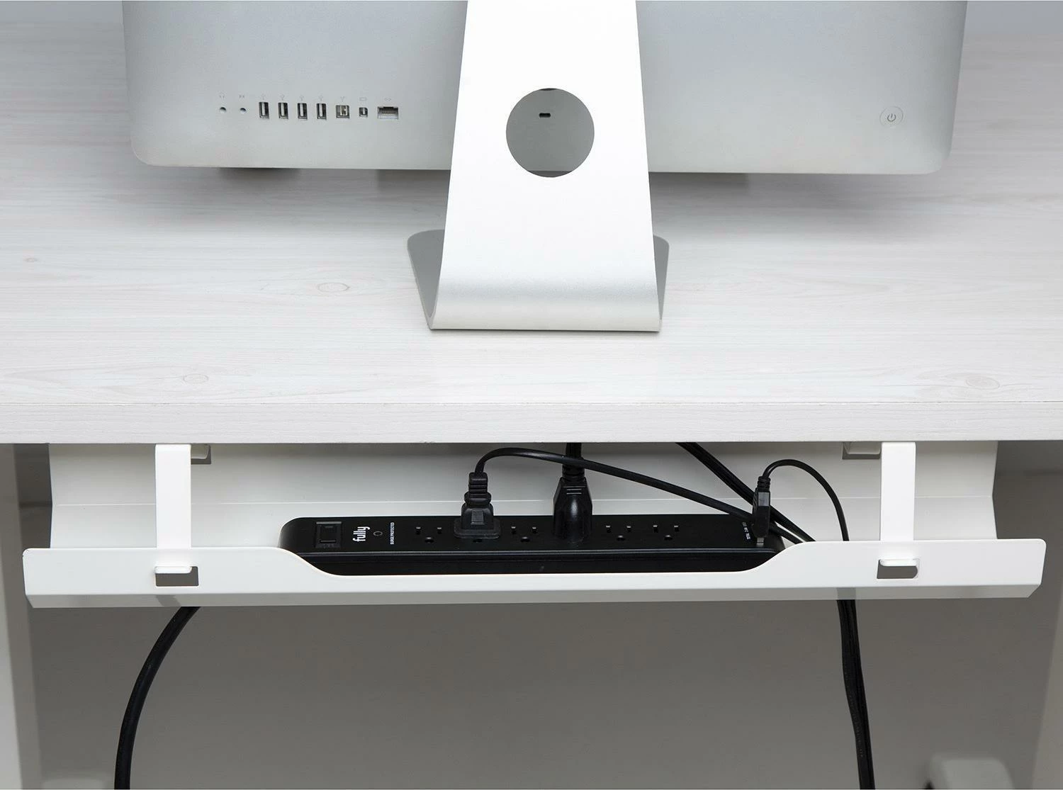 Organizator kabllosh Ergo Office ER-431W 60 cm, i bardhë, 1 copë