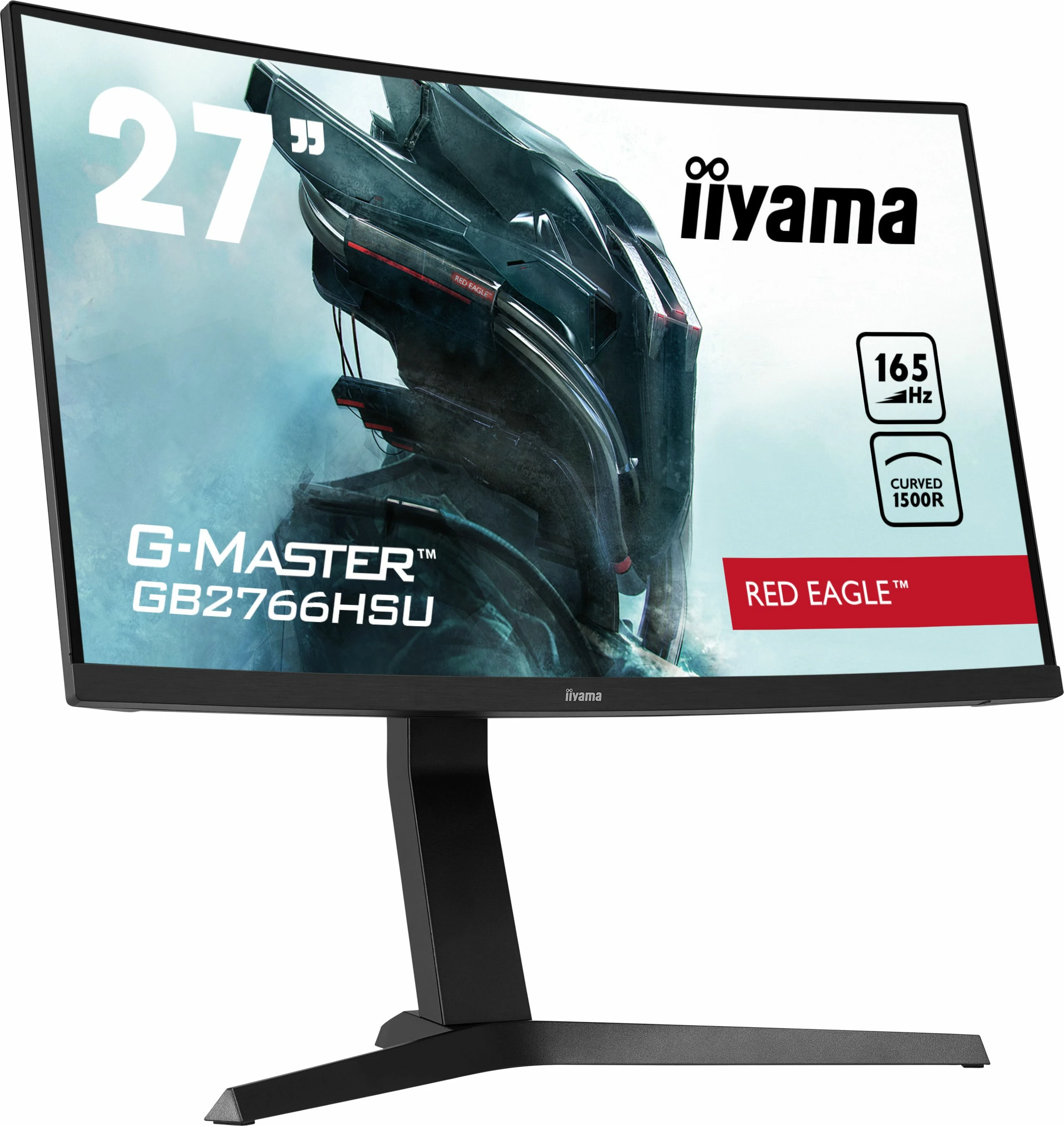 Monitor gaming iiyama G-Master GB2766HSU-B1 27\" Full HD 165Hz i lakuar, FreeSync Premium, i zi