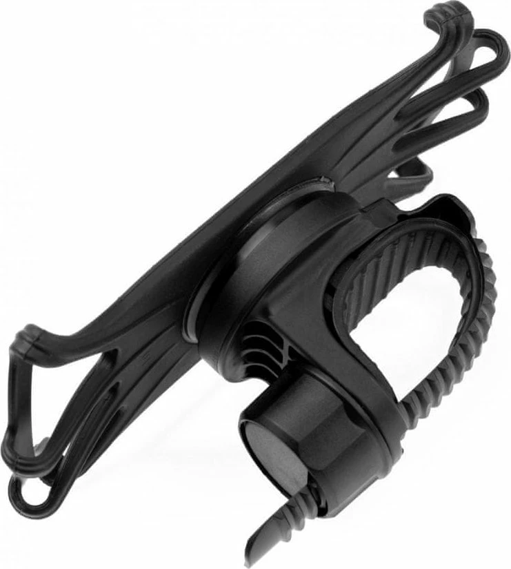 Mbajtëse telefoni për biçikletë Fixed Bikee 2, 4.0–6.5\", rrotullim 360°, e zezë