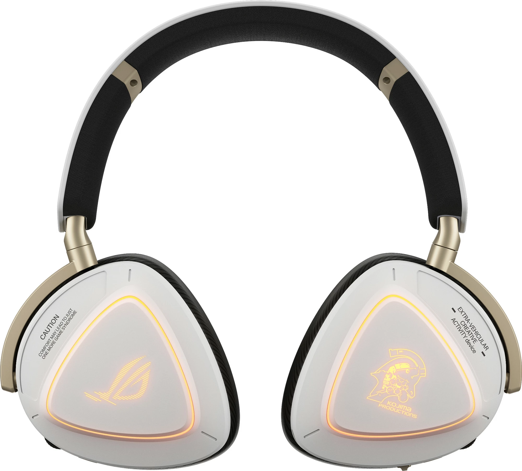 Kufje gaming ASUS ROG Delta II-KJP, wired & wireless, Bluetooth/2.4GHz, RGB, 3.5mm, bardhë/zi