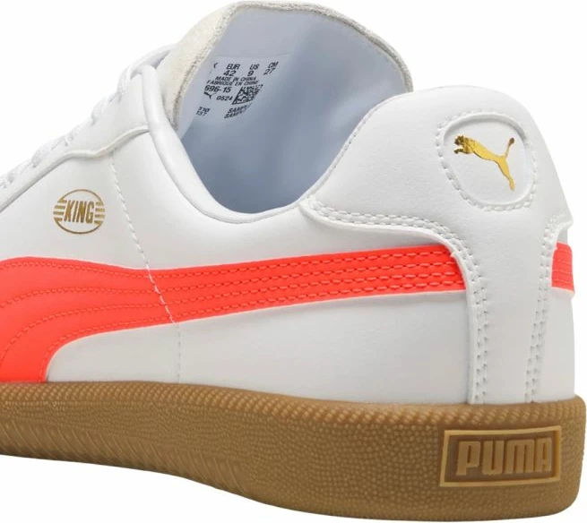 Atlete futbolli për meshkuj Puma, të bardha-portokalli