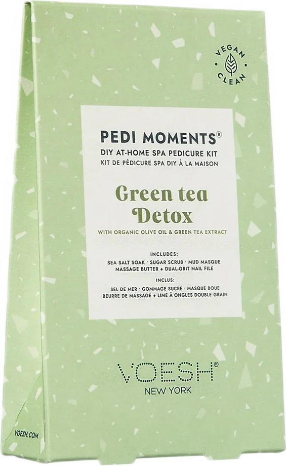 Set për pedikyr për femra VOESH Pedi Moments Green Tea Detox, 5 copë