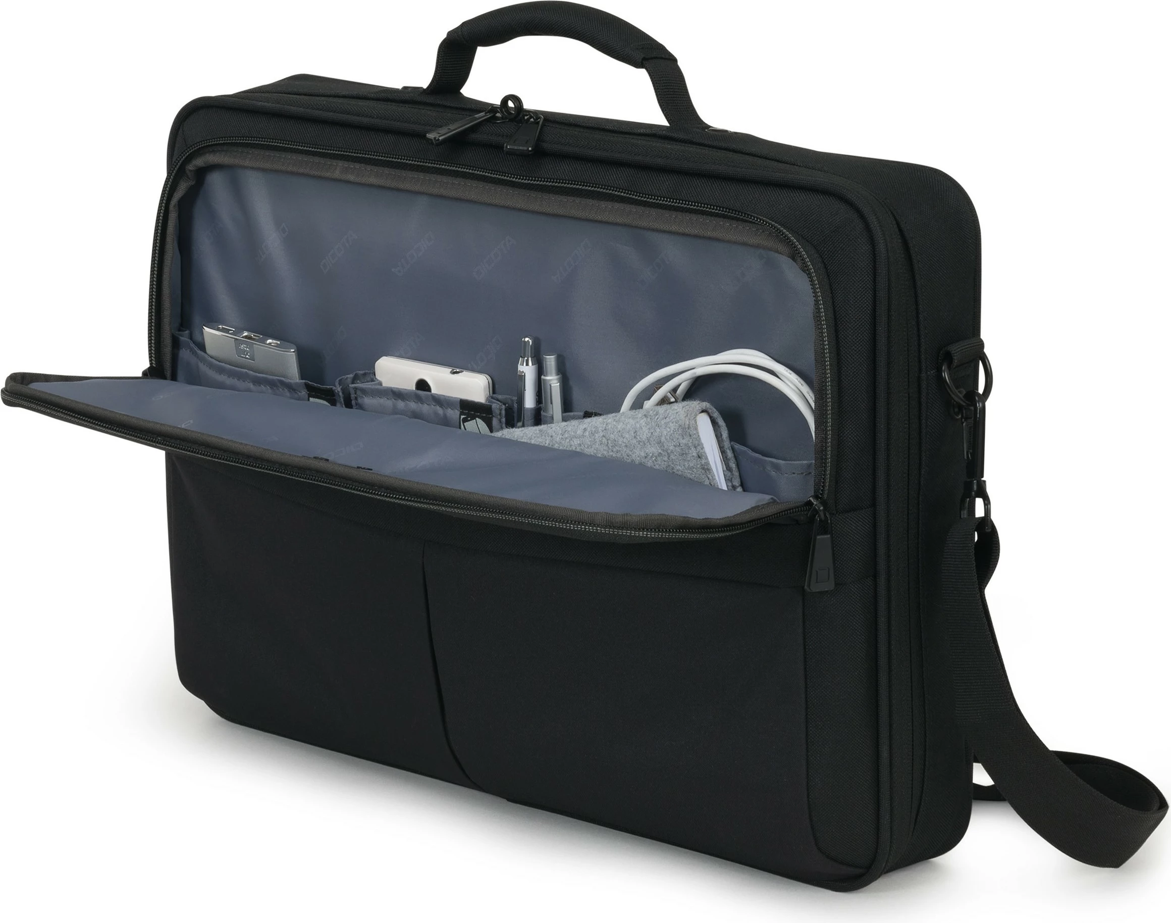 Çantë messenger DICOTA Multi, 43.9 cm (17.3"), e zezë