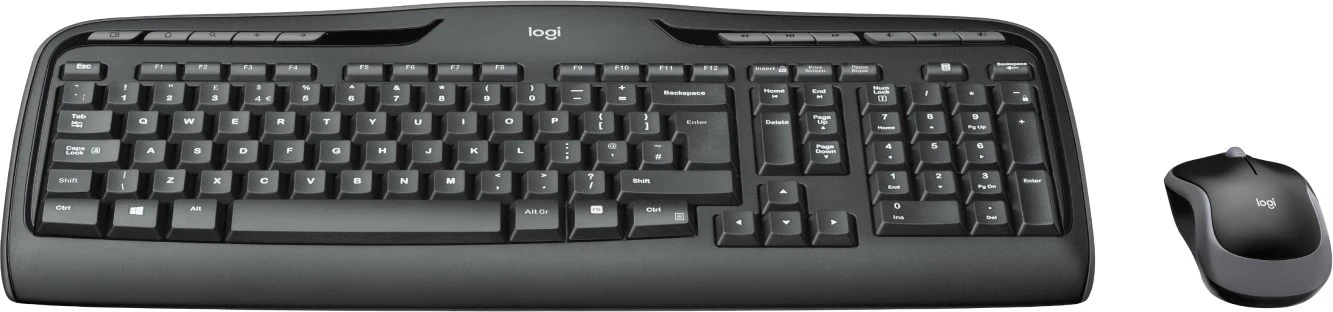 Set tastierë dhe maus Logitech MK330, të zeza