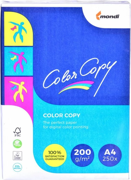 Letër kopjimi A4 Igepa Mondi Color Copy 8687A20, e bardhë, 250 fletë