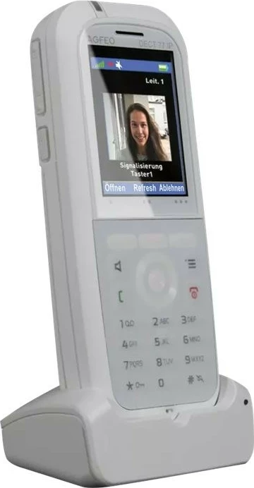 Telefon IP AGFEO DECT 77, i bardhë
