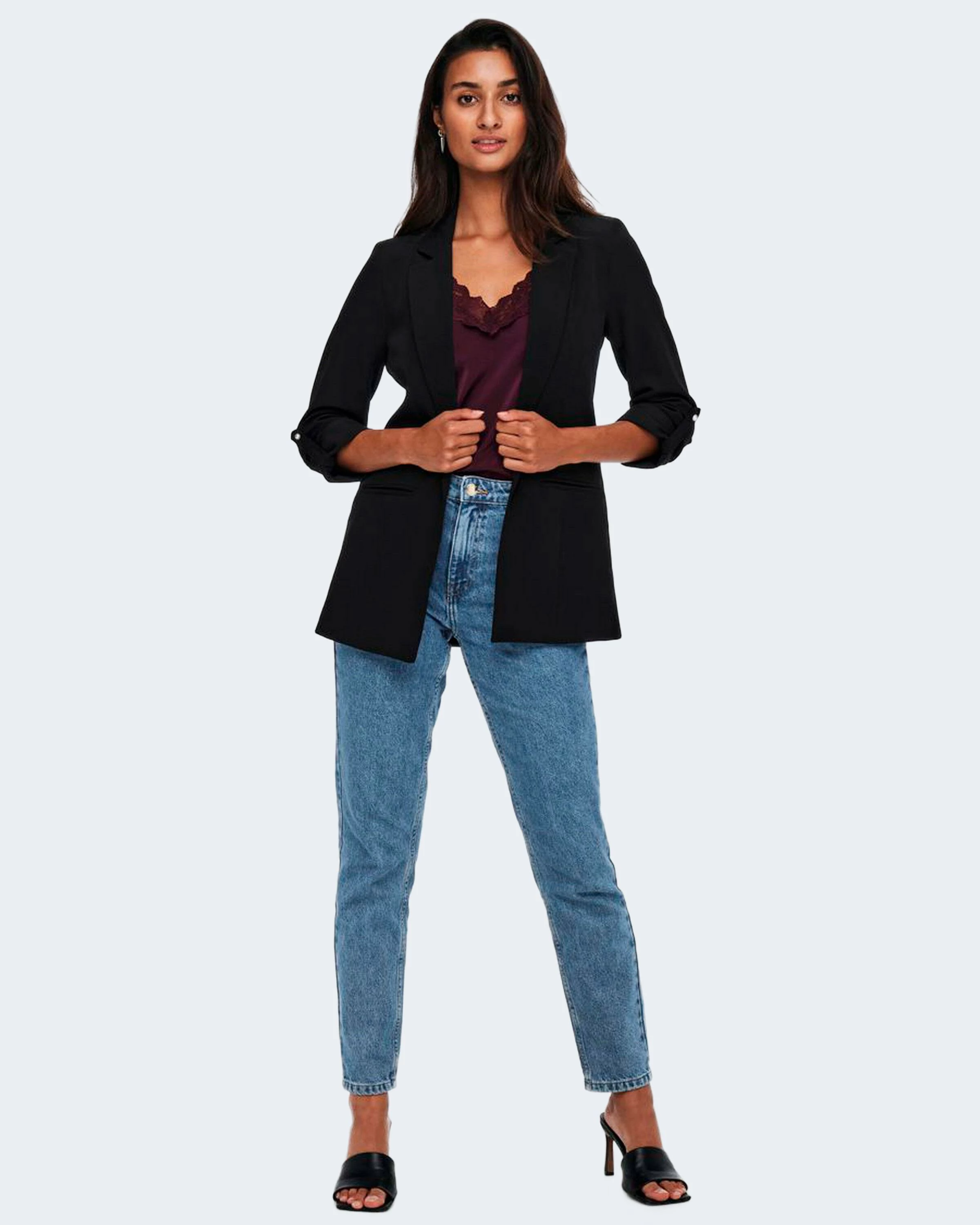 Blazer për femra Only ONLKAYLE-ORLEEN 15218743, i zi [Madhësia: 34]