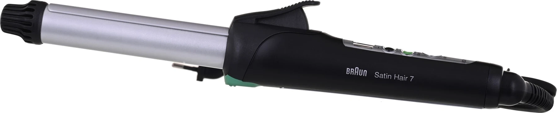 Hekur për kaçurrela Braun Satin Hair 7 CU 710 (EC 1), 5 nivele ngrohjeje, kabllo 2 m, zi/argjend