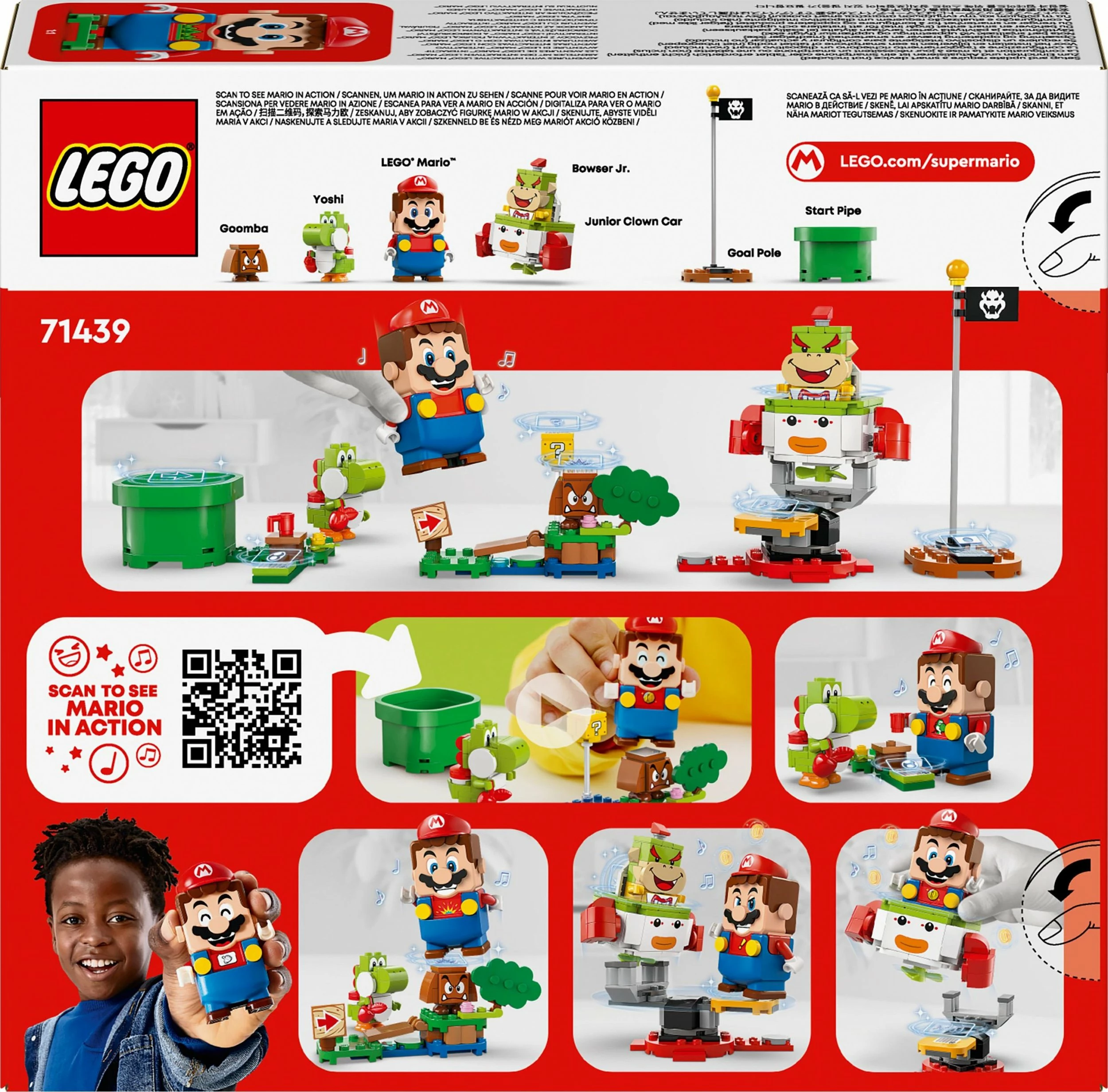 Set LEGO Super Mario LEGO 71439, 218 copë, figurë interaktive LEGO Mario, 6+ vjet