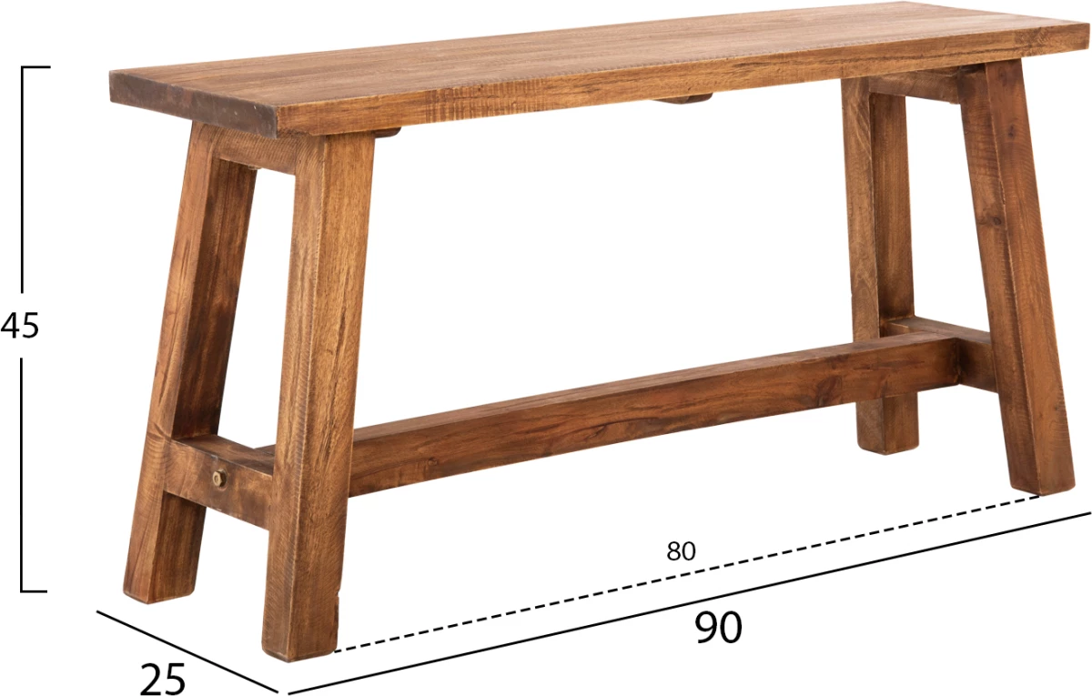 Tavolinë RANCH FH9752,  90x25x45H cm, e kaftë