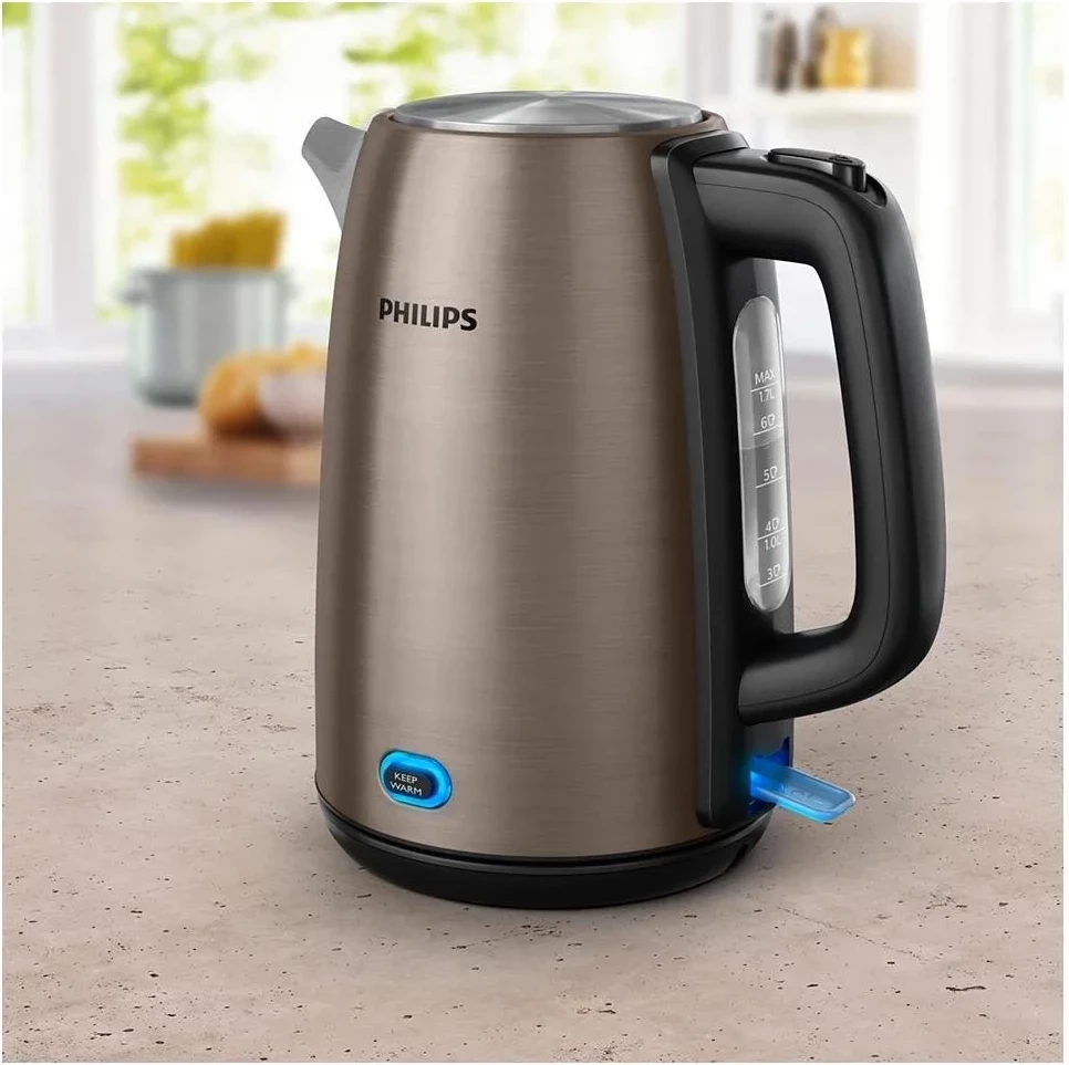 Çajnik elektrik Philips HD 9355/92, 1.7L, bakër