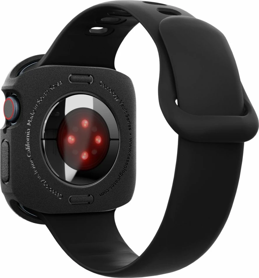 Mbështjellës Spigen Caseology Vault për Apple Watch 10, 46 mm, i zi