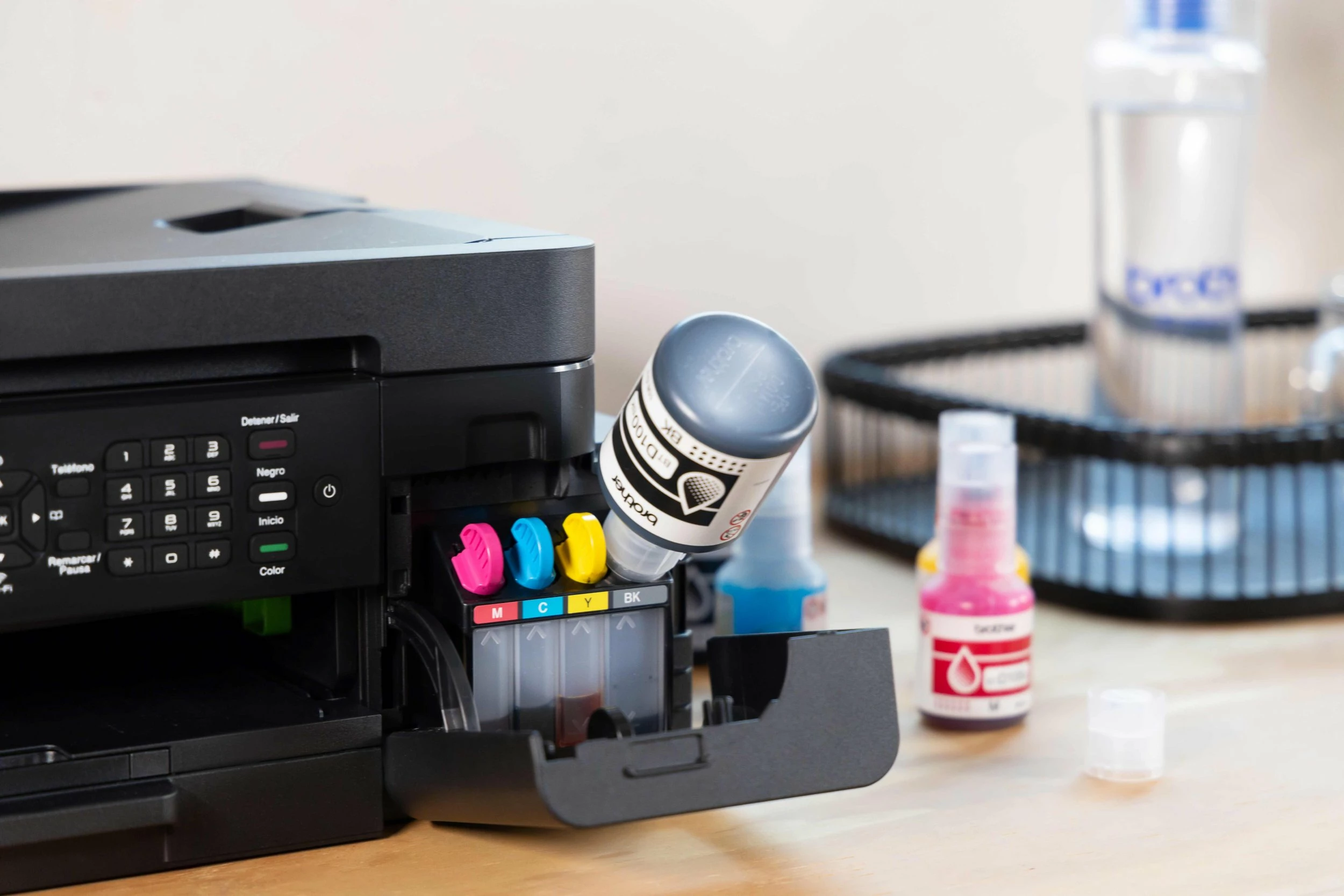 Printer multifunksional Brother MFC-T930DW A4, Wi‑Fi, Ethernet, CISS, duplex, ADF 20 fletë, i zi