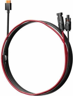 Kabllo lidhëse solare EcoFlow XT60i 5 m për DELTA/RIVER te paneli solar, e zezë/kuqe, 1 copë