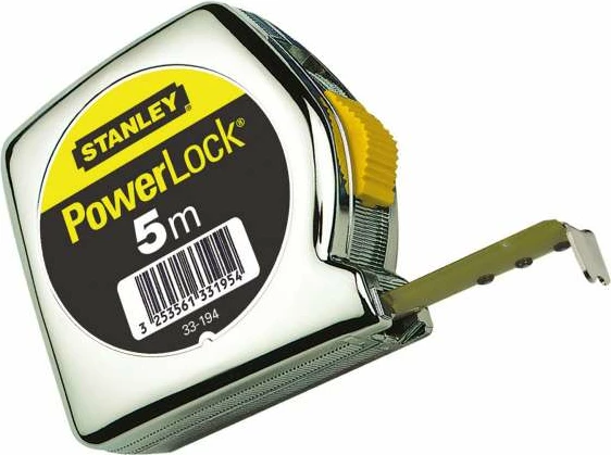 Metër shirit Stanley PowerLock Classic 33-194, 5 m, 19 mm