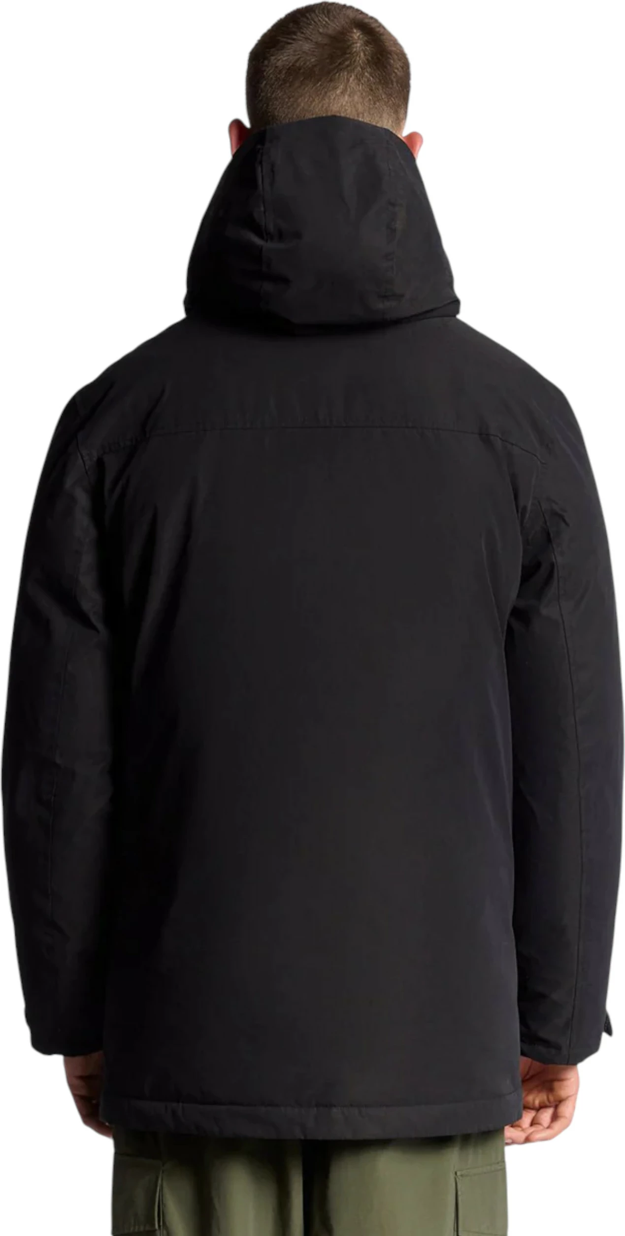 Jakne parka për meshkuj Lyle & Scott JK2320V, e zezë [Madhësia: L]