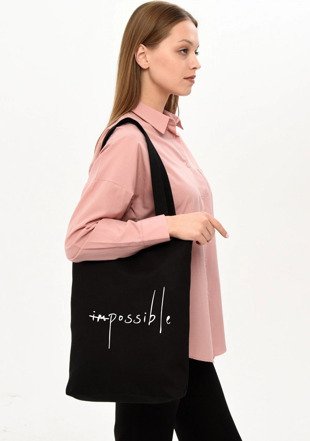 Çantë tote Zoozie Bags, e zezë, 1508