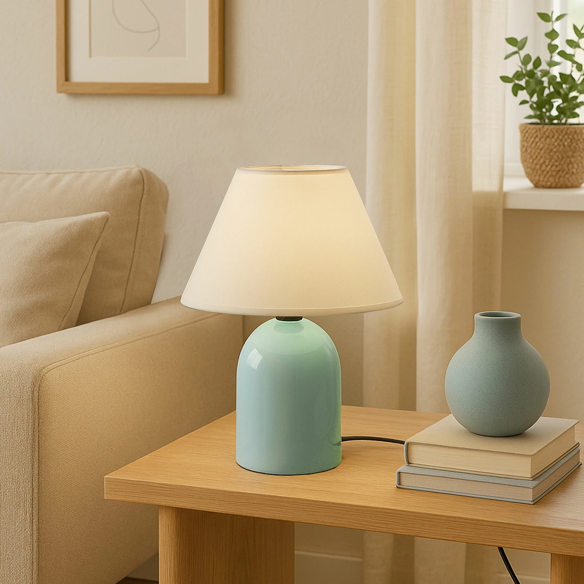 Llambë tavoline Opviq, krem, 241931