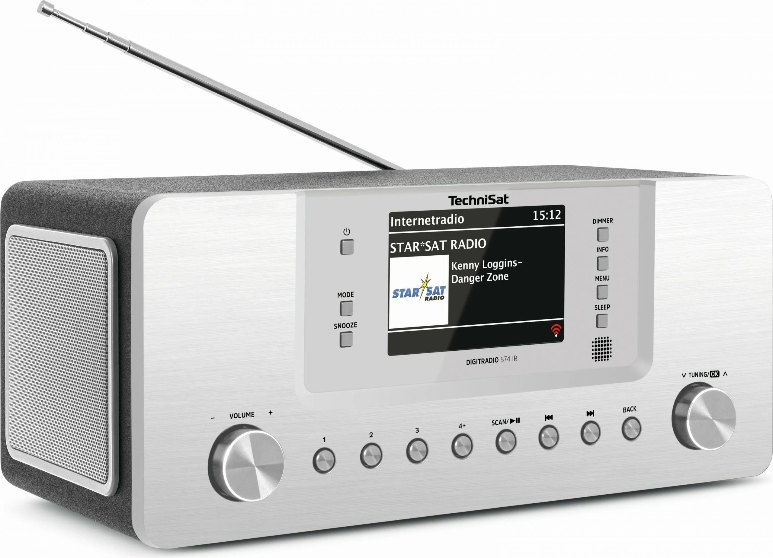 Radio interneti TechniSat DigitRadio 574 IR, argjend