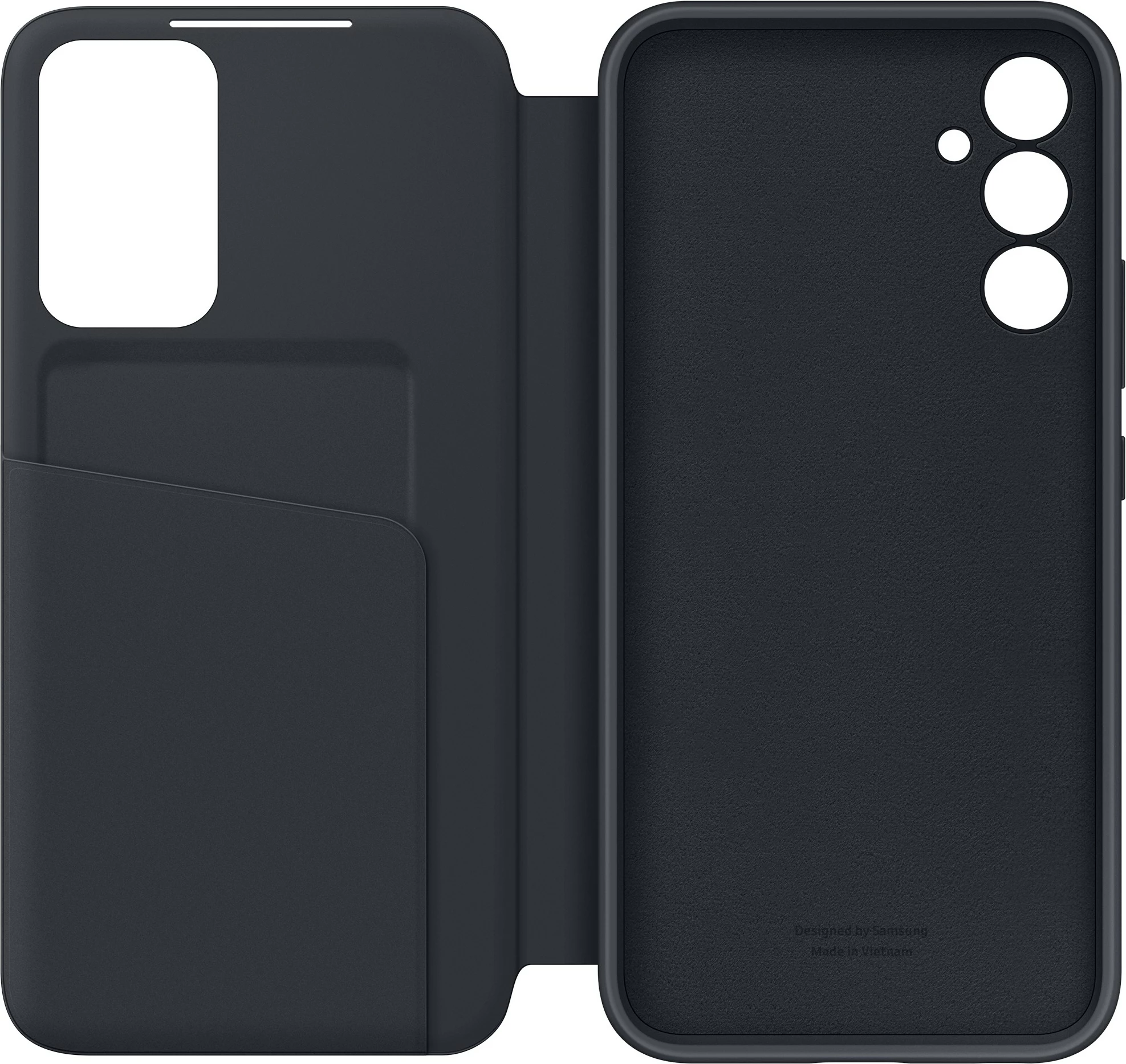Mbështjellës Samsung EF-ZA346 për Galaxy A34, wallet case, 6.6 inch, e zezë