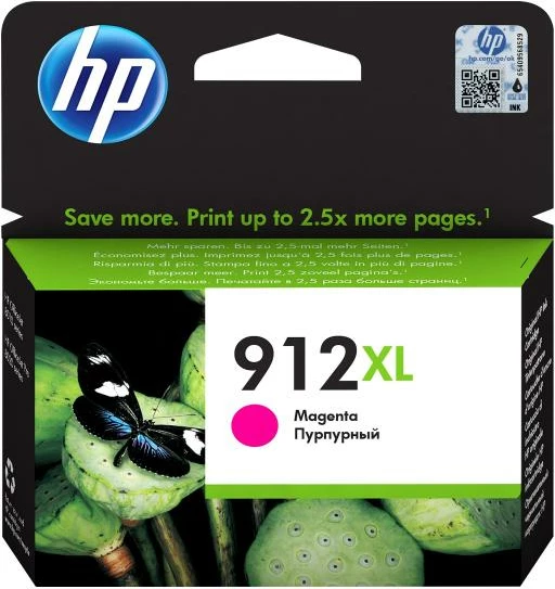Kasetë boje, HP, 912XL (3YL82AE), rendiment i lartë XL, magenta