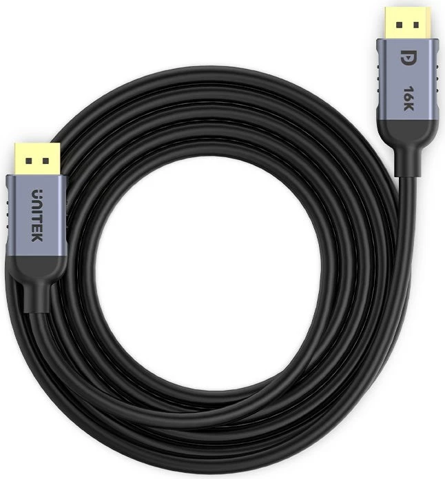 Kabllo DisplayPort UNITEK C1628GY01-5M, 5 m, E zezë