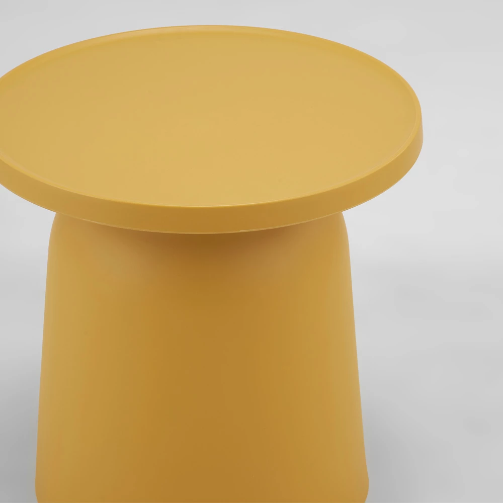 Tavolinë Domi, ngjyrë mustard, 47x47x46cm
