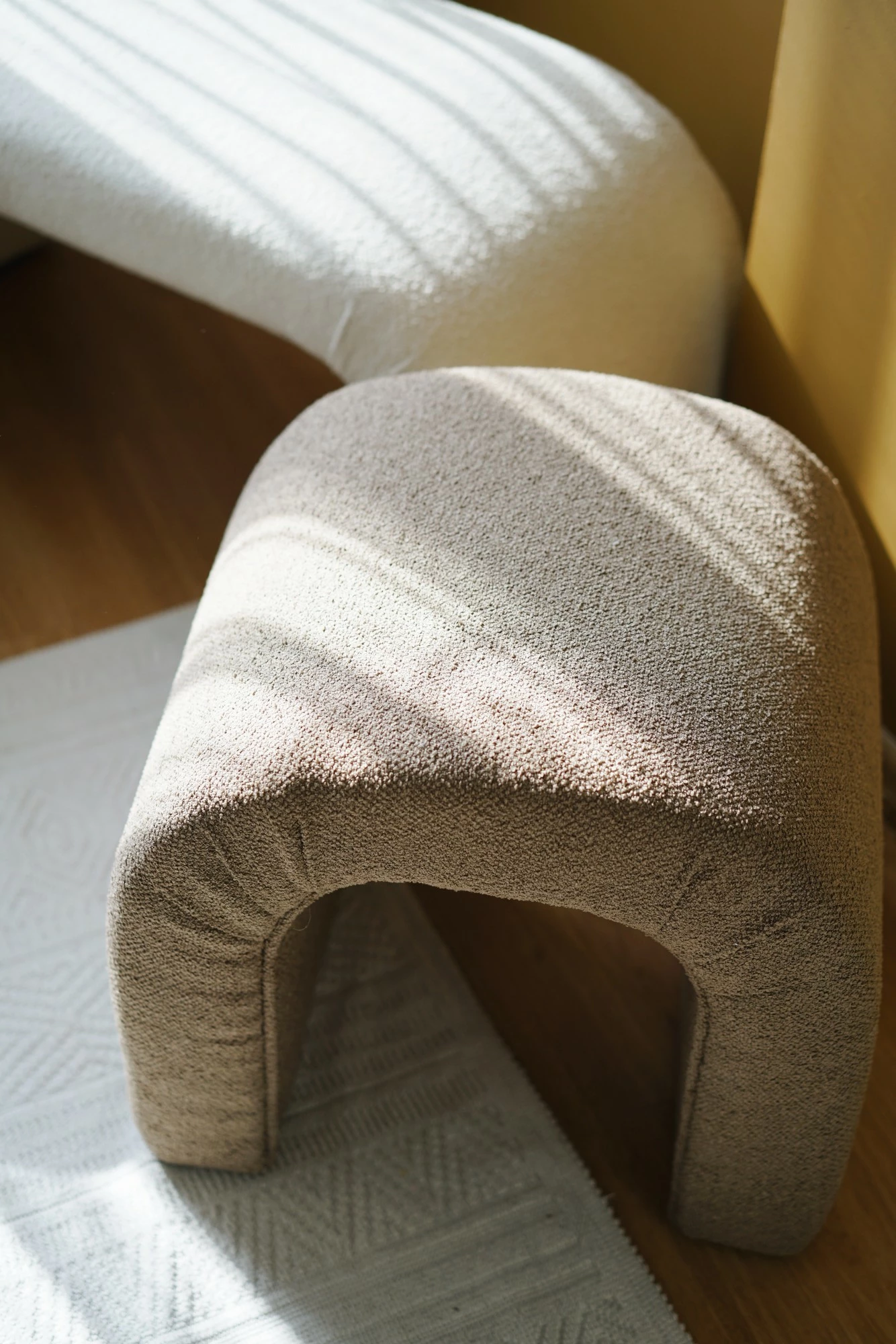 Puf Atelier del Sofa, ngjyrë kafe