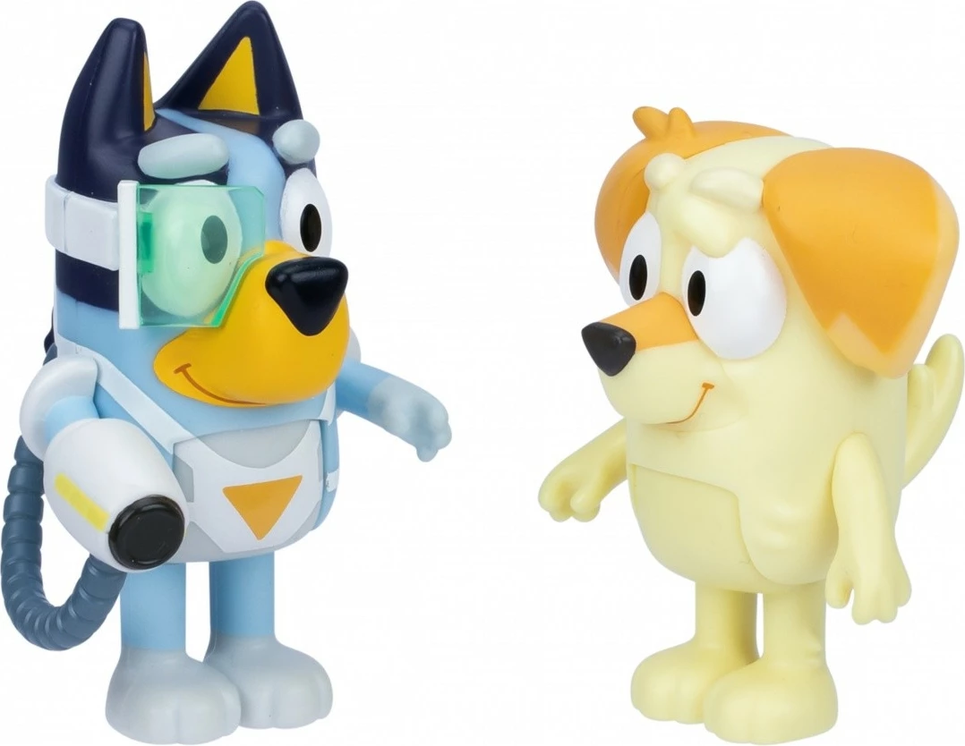 Set figurina Bluey Tm Toys BLU17652, Bluey & Chucky, plastikë, për fëmijë, shumëngjyrëshe