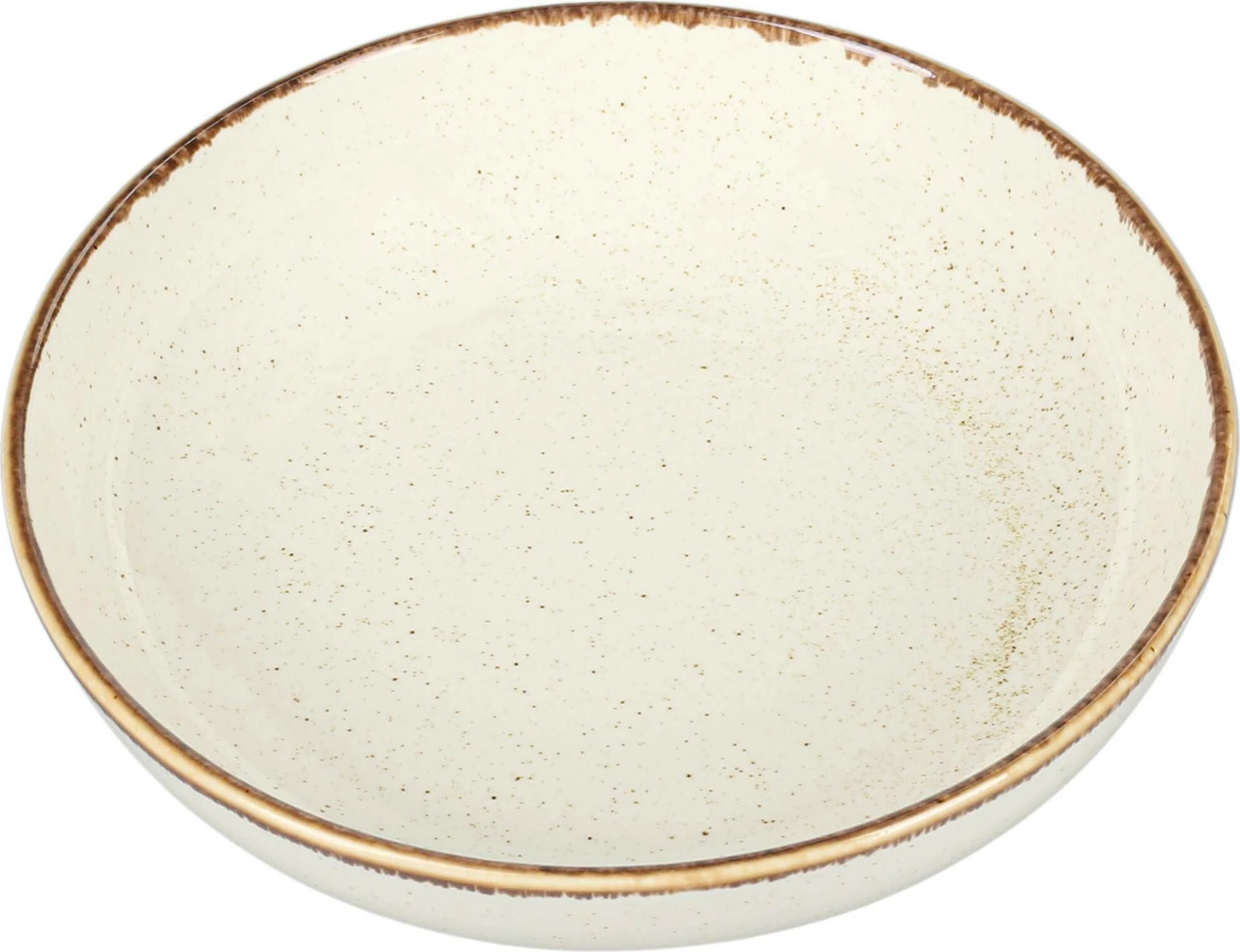 Tas i cekët Porland Seasons Sand Ø170 mm 415 ml, krem/bezhë, set 6 copë