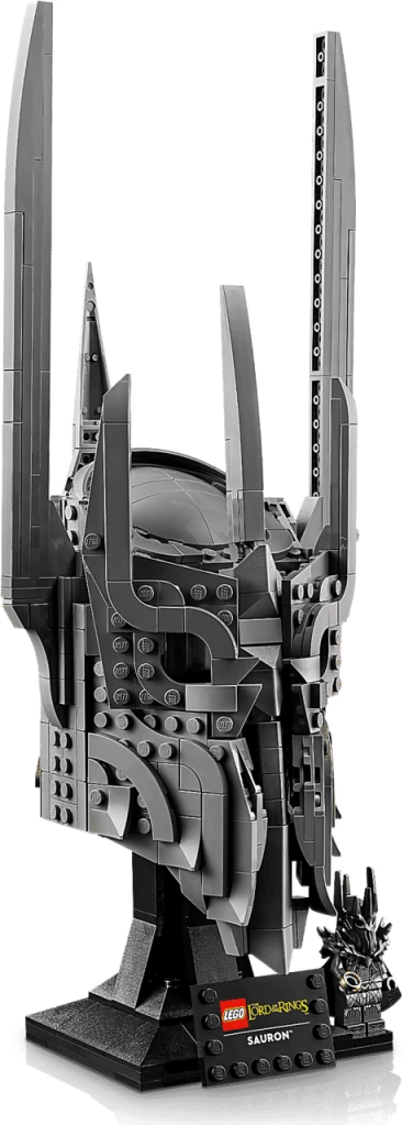 Set ndërtimi LEGO Icons The Lord of the Rings Helmeta e Sauron-it 538 copë #11373, 18+, me 1 minifigurë