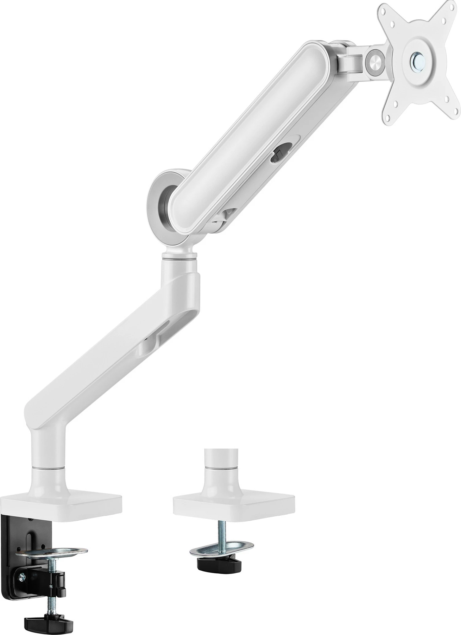 Mbajtës monitori EQUIP 17-35", 1 monitor, VESA 75x75/100x100, gas spring, 10.5 kg, i bardhë