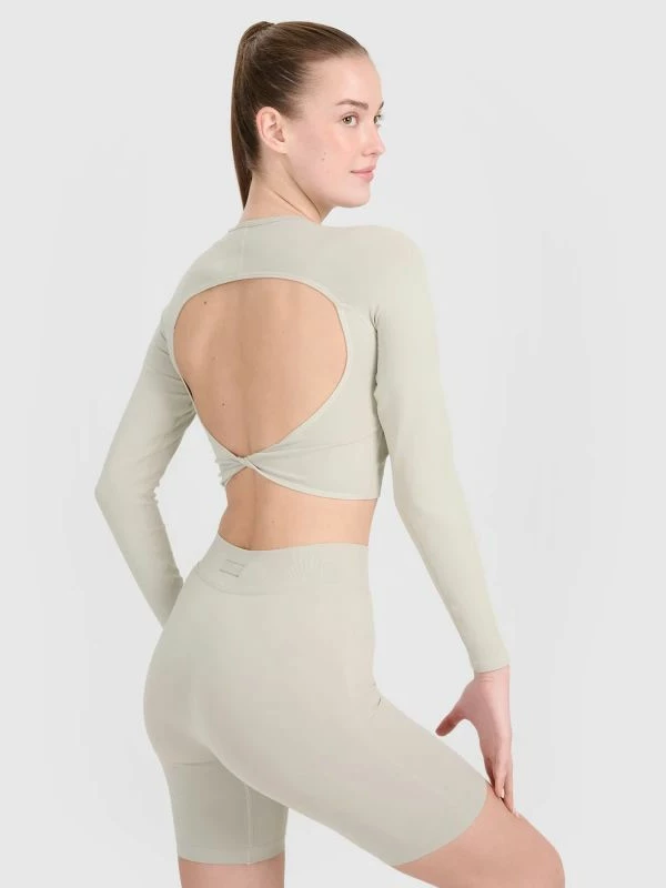 Maicë e gjatë crop për femra 4f