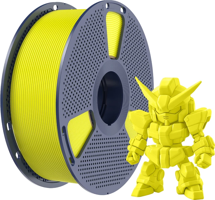 Filament 3D Sunlu PLA+ 2.0 1.75 mm (±0.02 mm) e verdhë