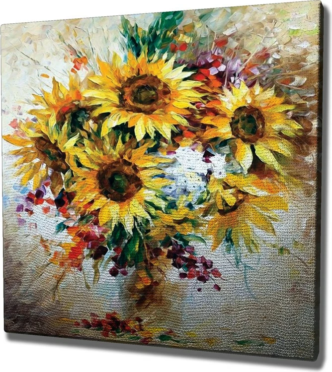 Pikturë dekorative në kanavacë, shumëngjyrëshe, KC265, 45x45cm