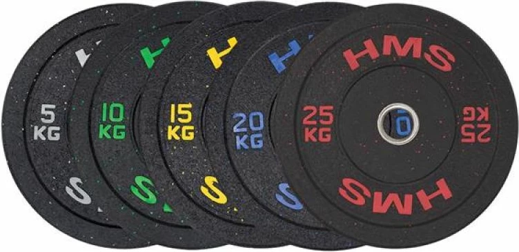 Peshë Olimpike HMS RED BUMPER 25 kg HTBR25