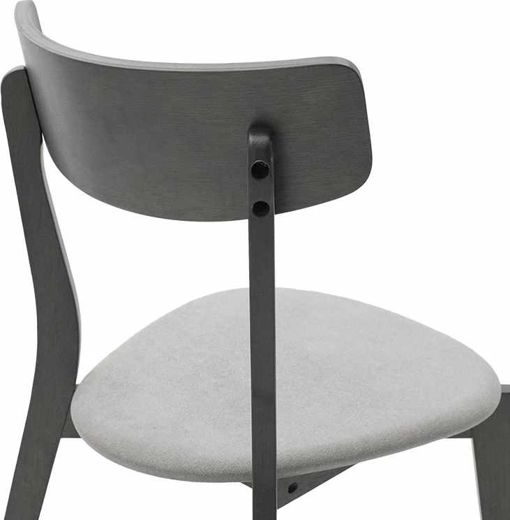 Tavolinë me karrige Benson - Toto 7 copë 150x90x75cm ngjyrë gri rustike - pëlhurë gri