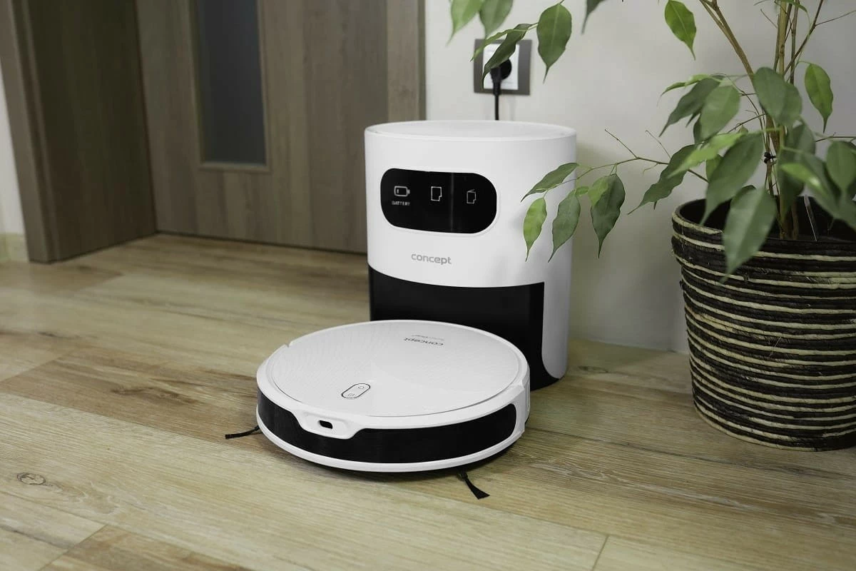 Robot fshesë Concept VR3350, smart, me mop, i bardhë