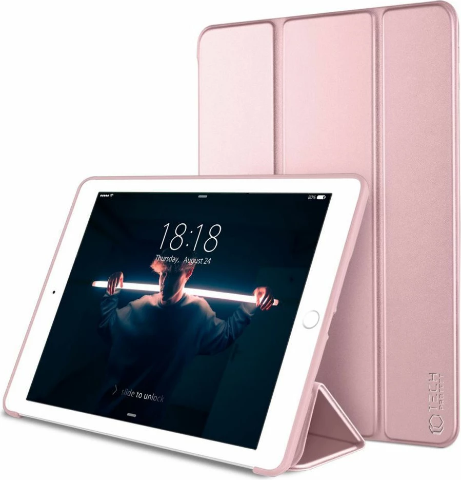 Mbështjellës Tech-Protect SmartCase për iPad 9.7" 5/6 gjeneratë, rozë