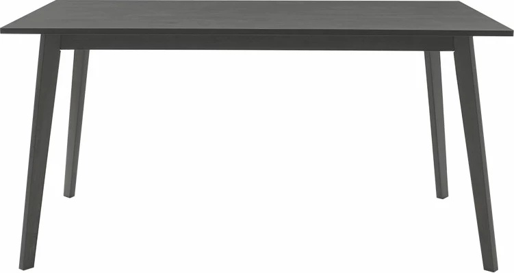 Tavolinë me karrige Benson - Toto 7 copë 150x90x75cm ngjyrë gri rustike - pëlhurë gri