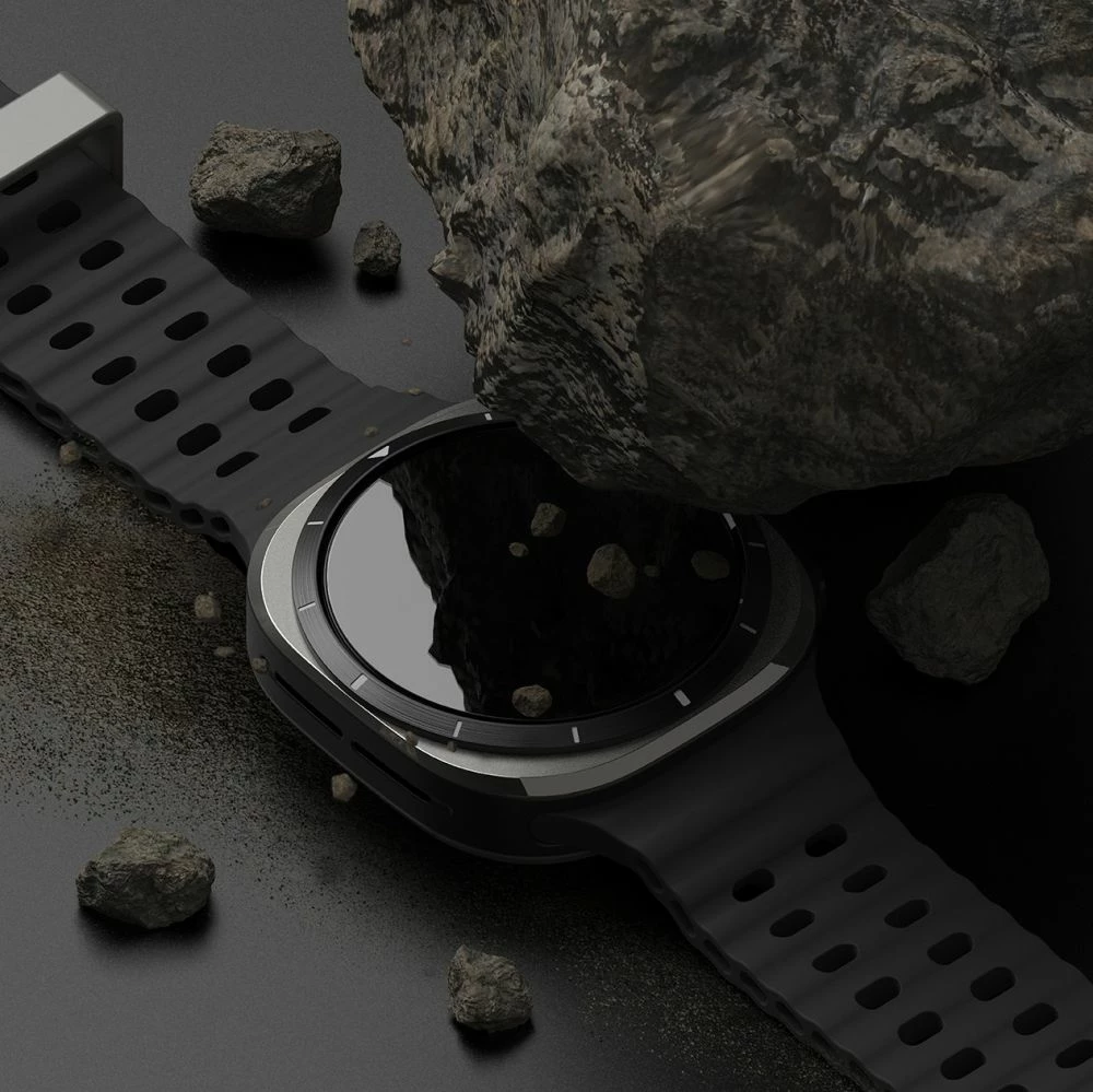 Mbështjellës + xham i temperuar Ringke për Samsung Galaxy Watch Ultra 47mm, Transparent