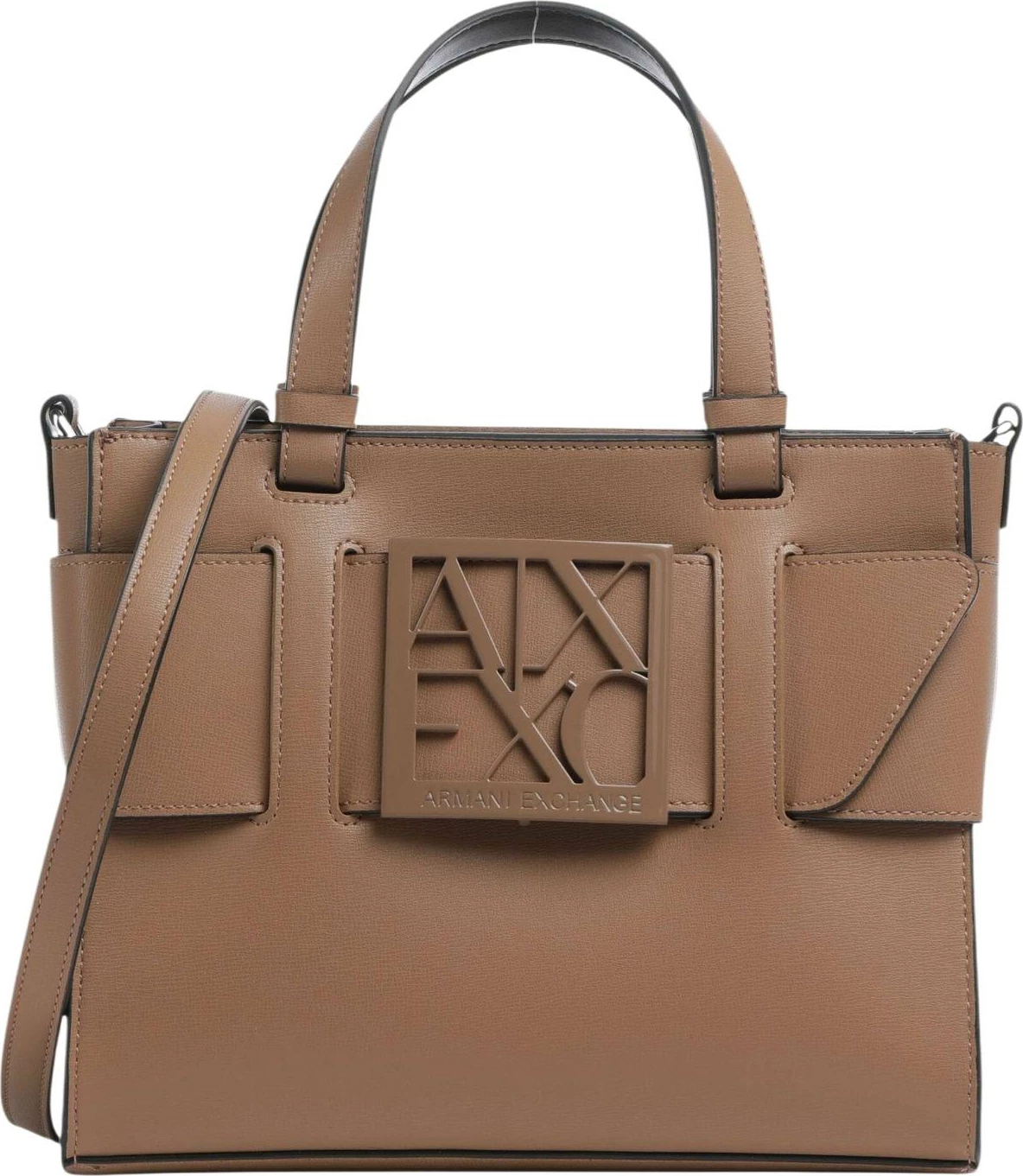 Çantë dore për femra Armani Exchange 942690 0A874, bezhë e errët