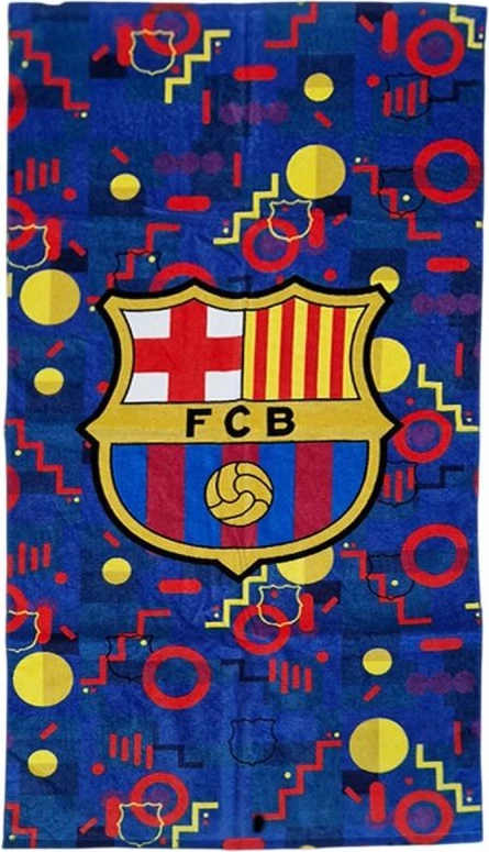 Peshqir plazhi FC Barcelona, multikolor