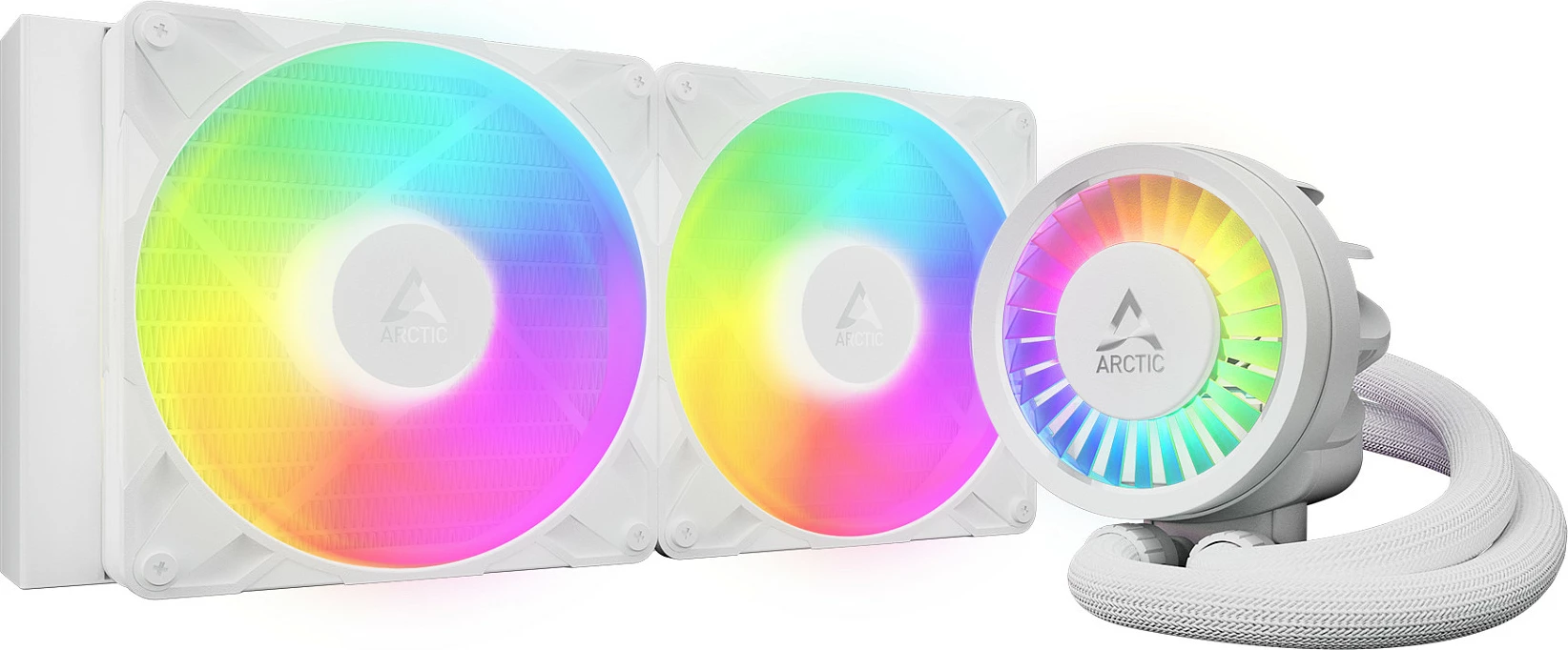 Ftohës uji AIO për CPU ARCTIC Liquid Freezer III Pro 280 A-RGB, 280mm, i bardhë